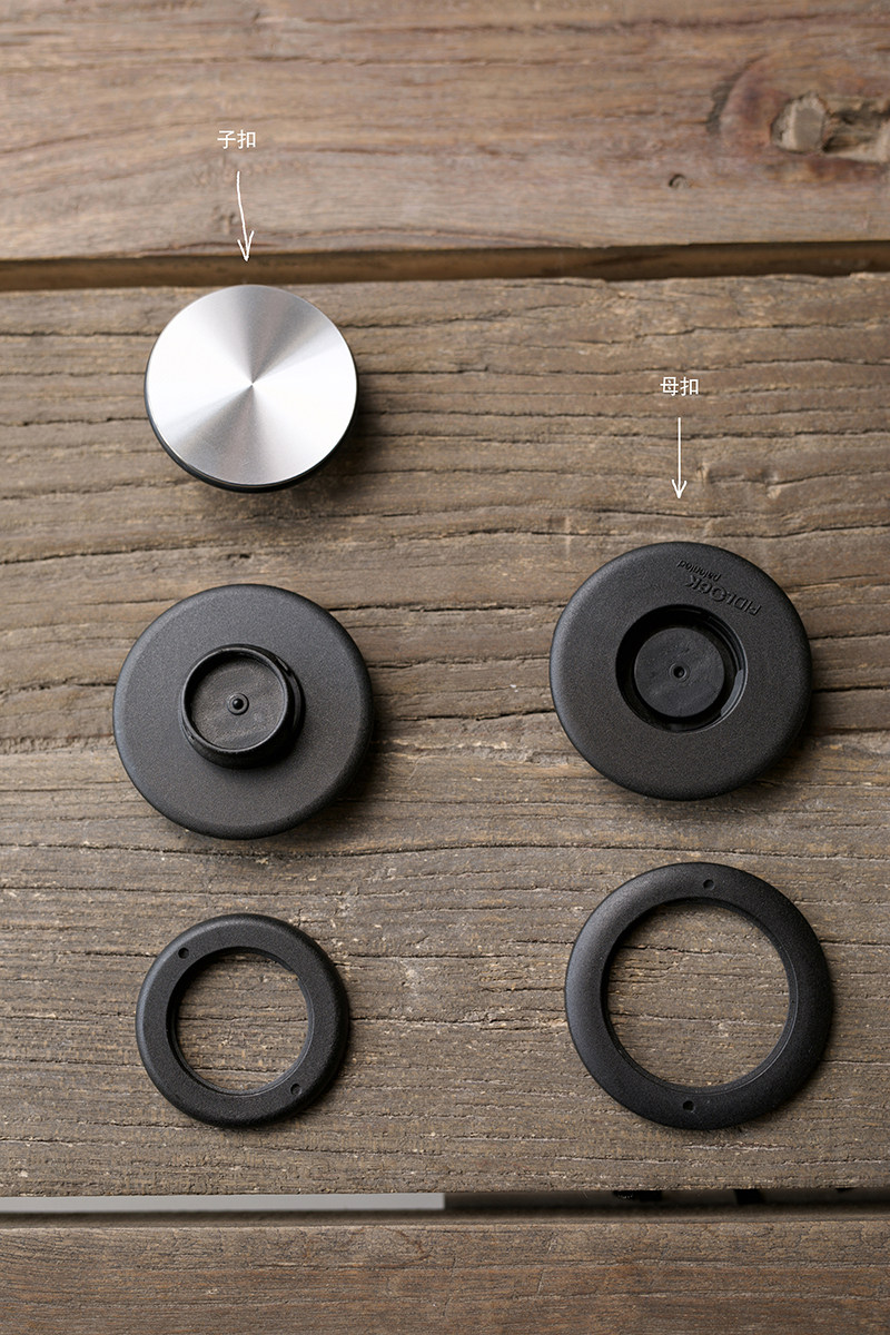 德国进口fidlock磁力插扣机能吸扣miniturnthread纽扣