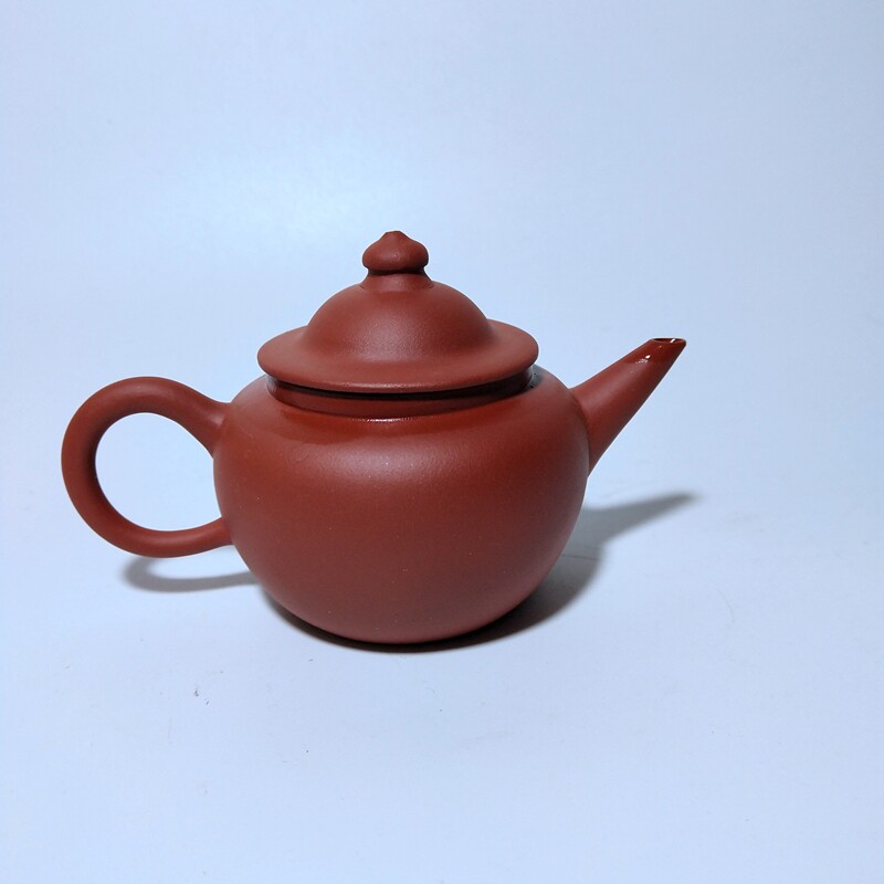 宜兴宜兴紫砂紫砂壶80年代出口库存115cc孟臣款诗文笠帽茶壶