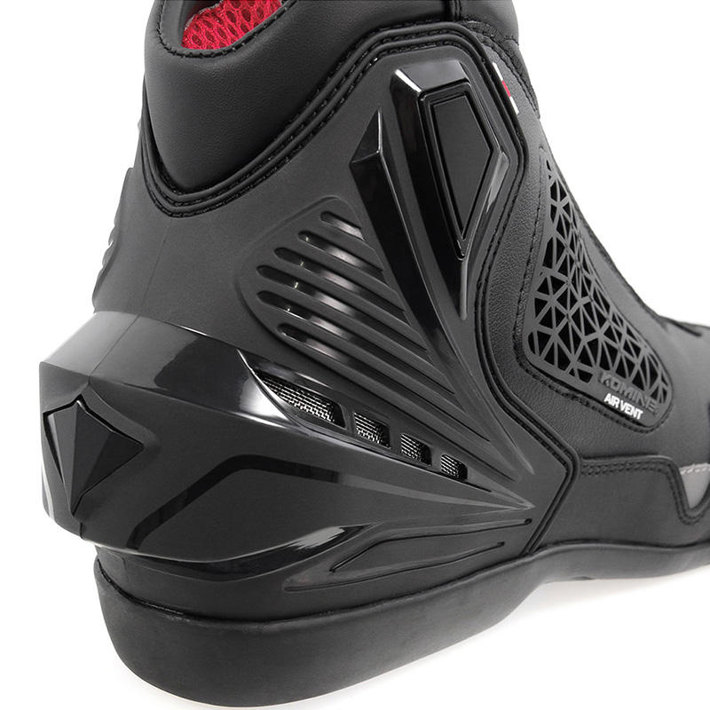 骑行日本komine夏季强气通风鞋内内置防护护甲赛车鞋