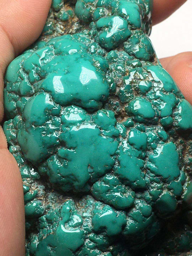 松石绿松保真石保真观赏摆件天然原矿大把随形奇石