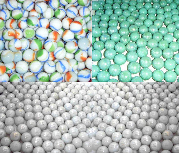 陶瓷弹珠包邮玻璃经典玩具16mm奶白闪光15元水晶珠