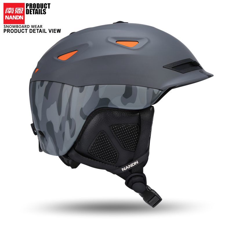 NANDN南恩滑雪头盔成人款男女款单双板安全头盔装备运动雪盔NT628