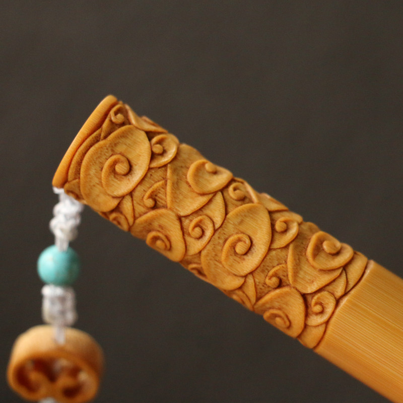 金箍棒东阳文人实心密度名家高密度雕刻精工文本竹编