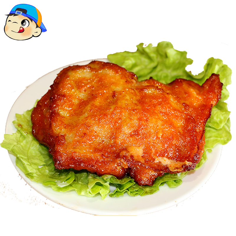 奥尔良腿排鸡腿腌制半成品烧烤油炸食品鸡排带皮生鸡肉