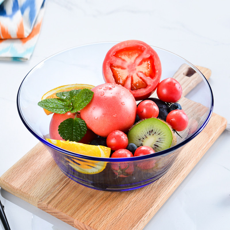 大号果盆法国进口duralex多莱斯钢化玻璃欧式水果盆汤果盆