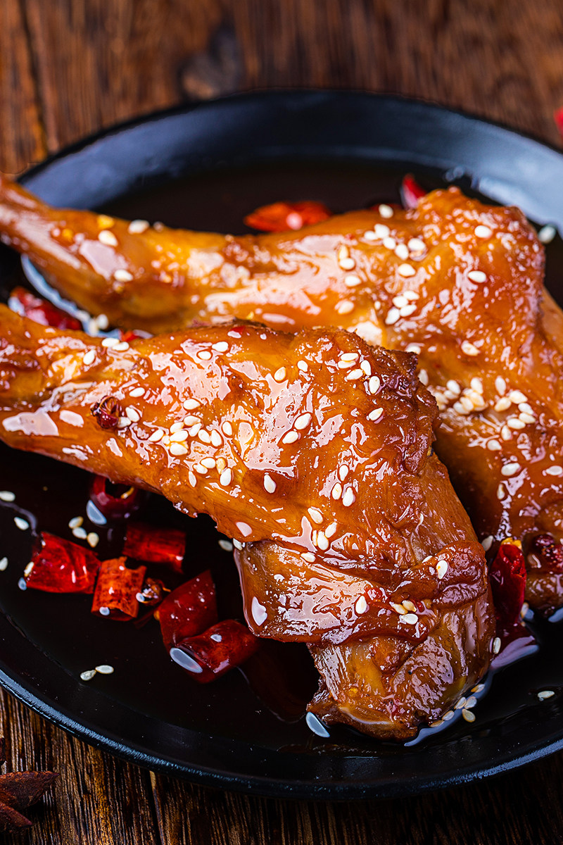 兔腿椒盐麻辣自贡冷吃网红零食熟食四川特产兔肉干
