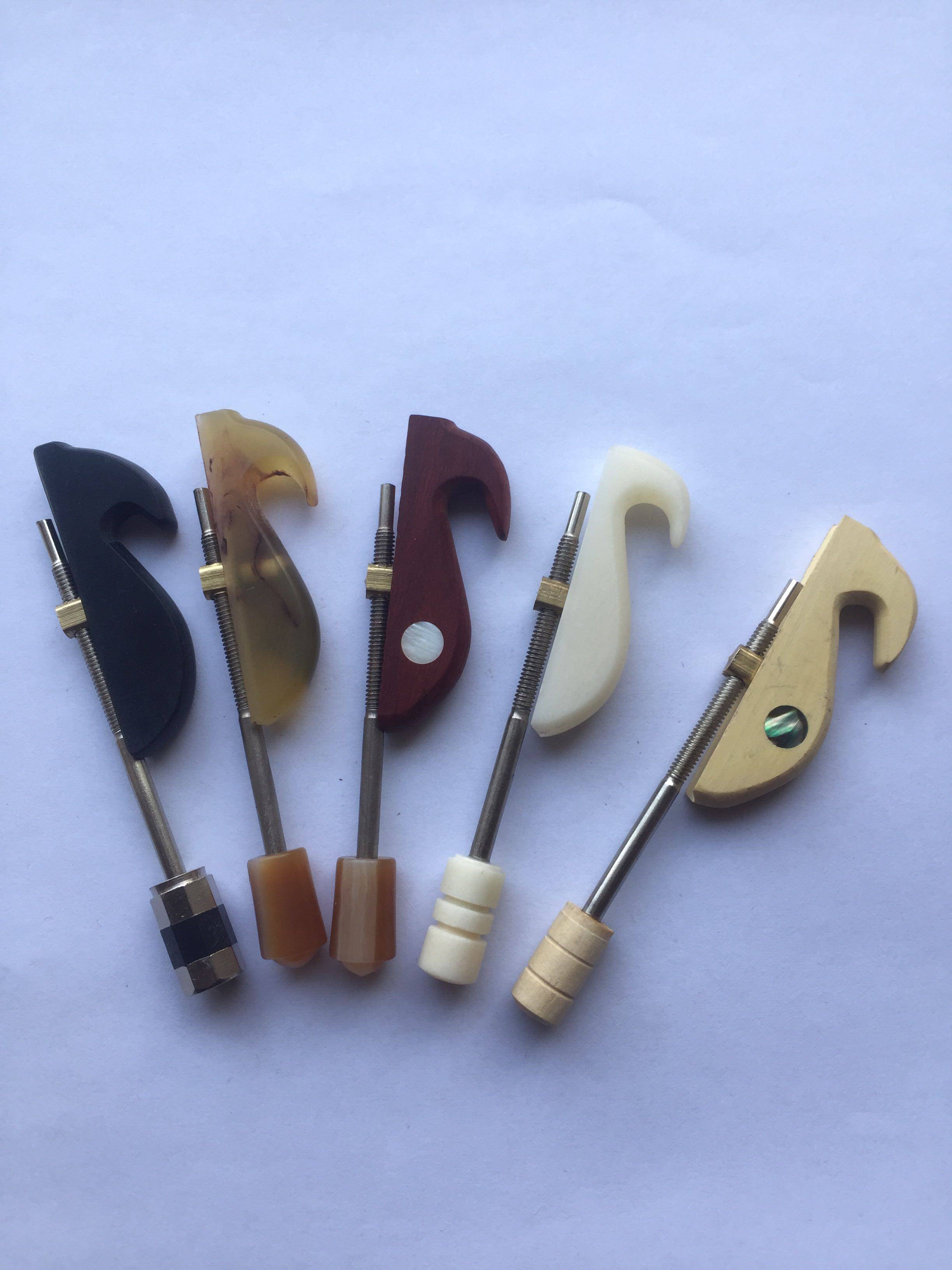 二胡胡弓弓子鱼钩小鱼挂钩黑色紫檀黄杨骨质二胡