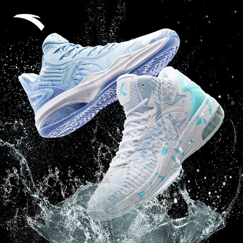 球鞋篮球安踏kt3team汤普森实战皮面运动鞋11741105篮球鞋