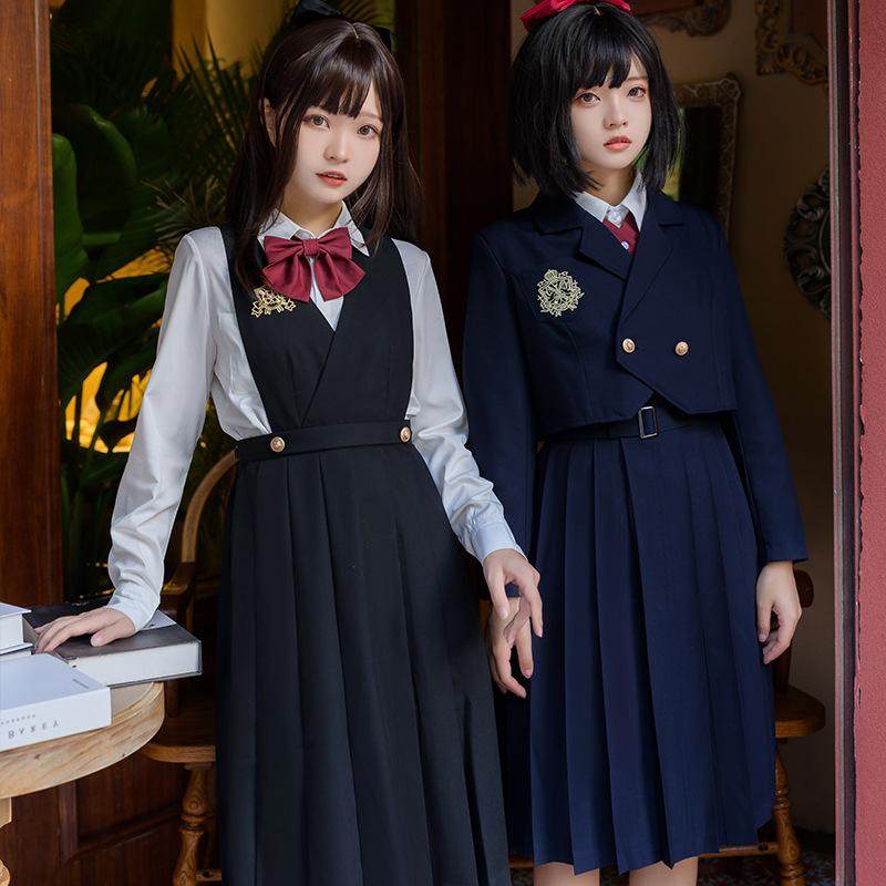 原创设计jk制服星空之旅护奶裙长款学生连衣裙学生校服