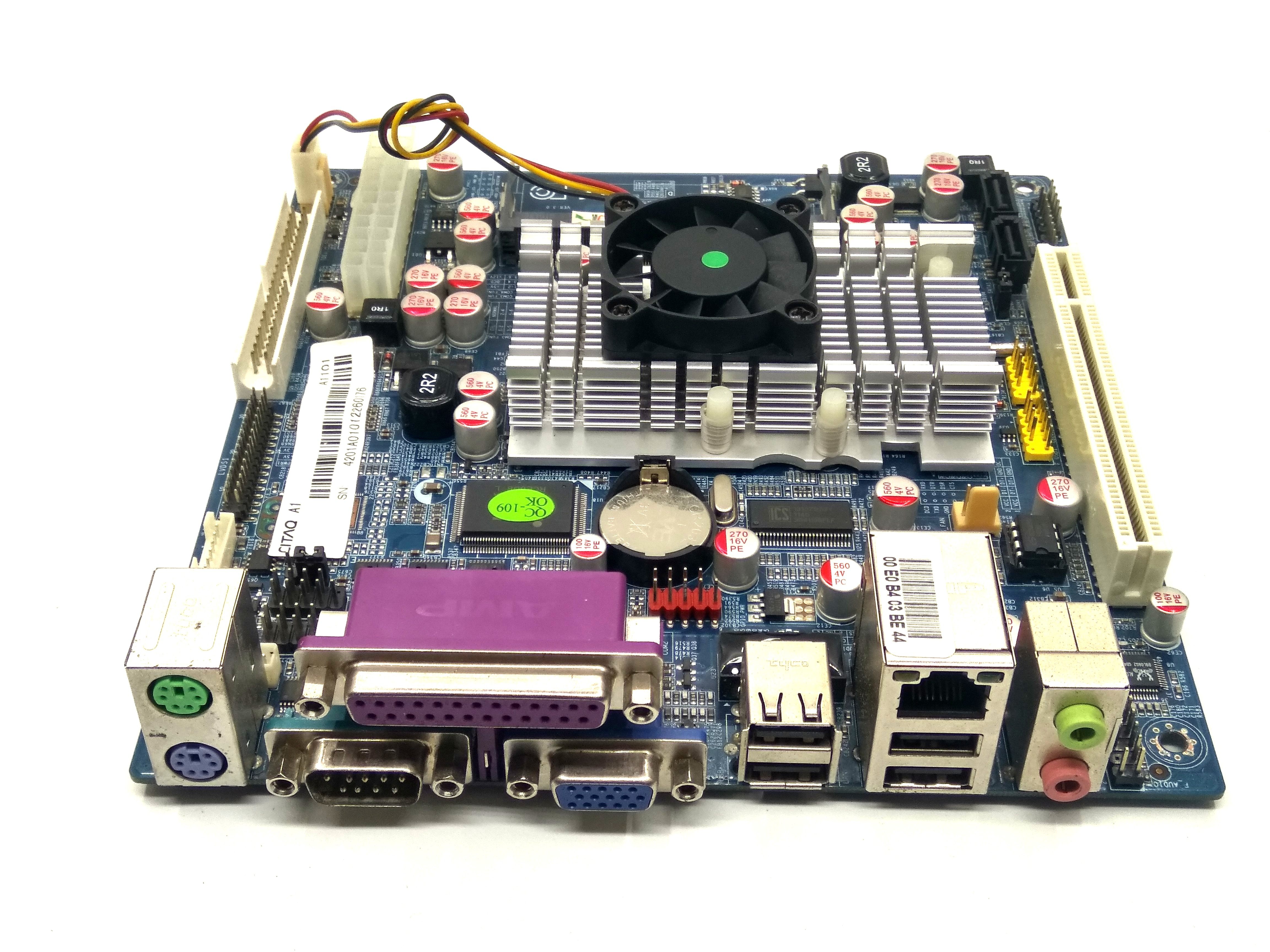 浩顺双屏单屏收银主板d525集成主板ddr3工控板atx电源 触摸屏主板