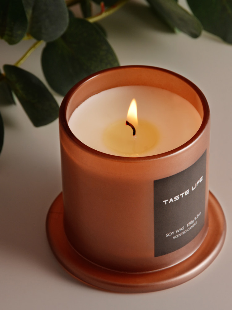 卧室钟罩香薰蜡烛熏香睡眠精油室内礼物礼盒香薰蜡烛