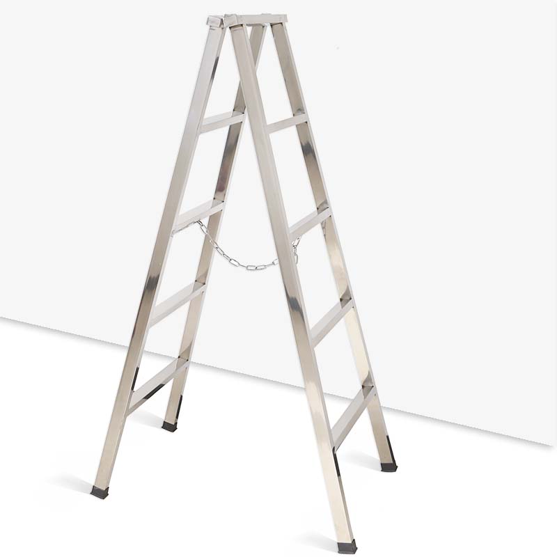 家用梯子不锈钢人字梯折叠装修加厚四五六步室内家用梯