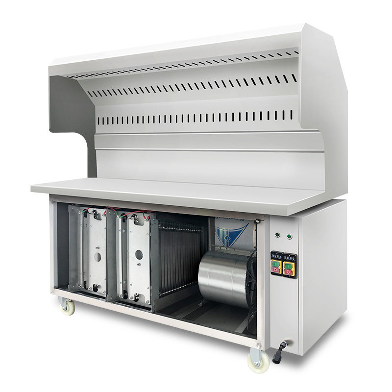 无烟烧烤车商用木炭不锈钢无烟净化烧烤炉油烟环保烧烤净化器大型