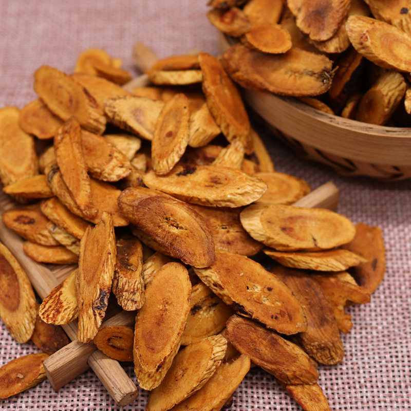 正宗炙黄芪中药材炙黄芪多糖蜜制黄芪野生大片500克 另售党参当归