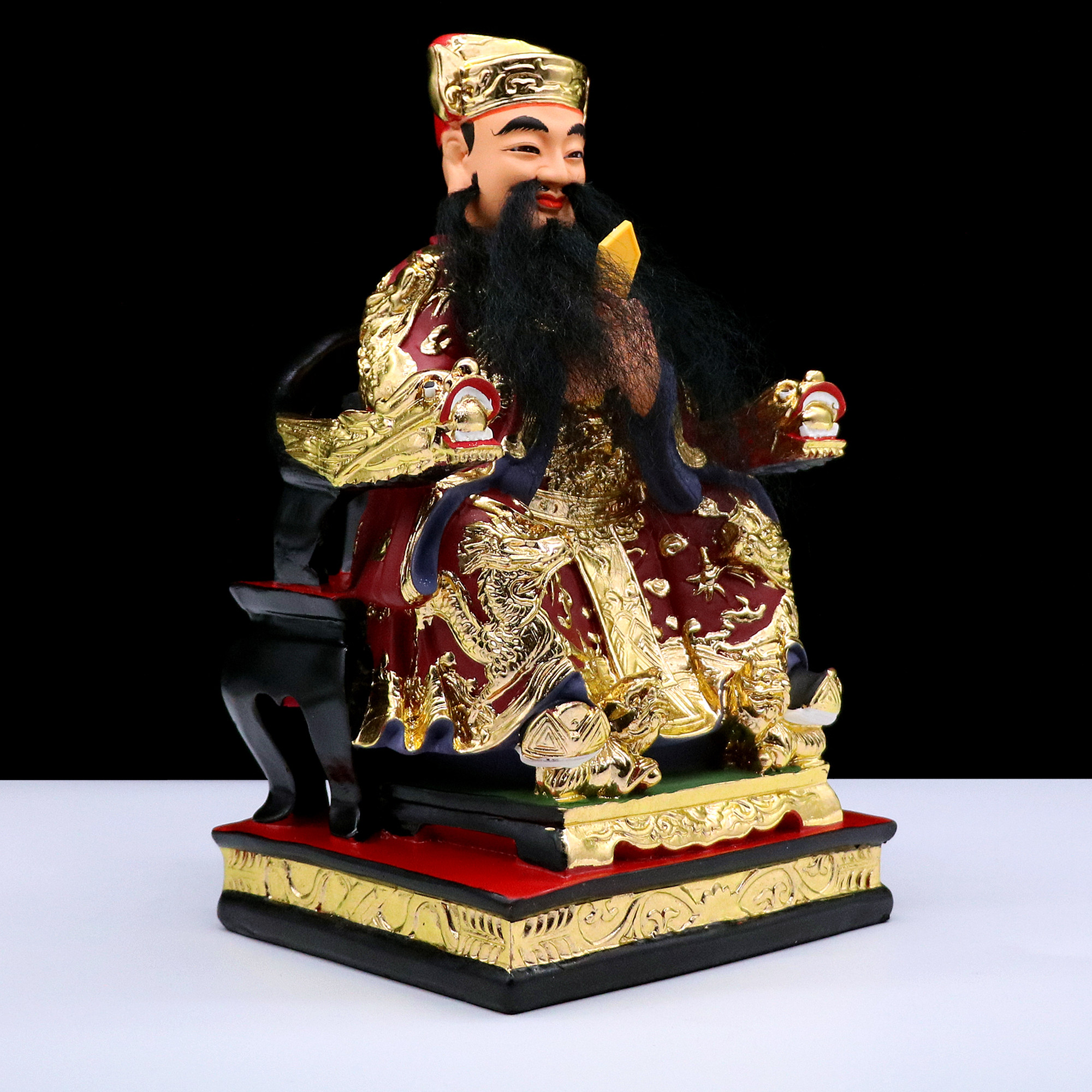 城隍包邮树脂神像爷像城隍庙土地神道道教守护神摆件