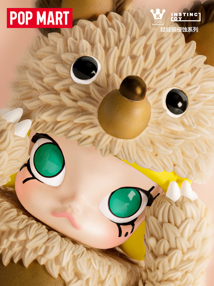 popmart泡泡玛特molly大久保instinctoy娃娃侵蚀盲盒一套潮玩潮玩盲盒