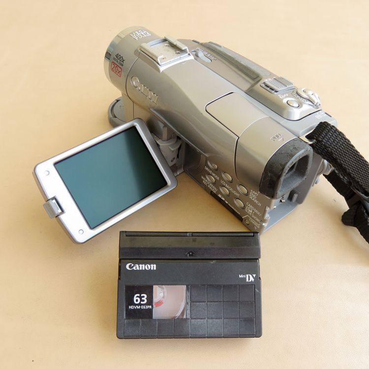 canon佳能mvx350i数码数码摄像摄像机复古dv磁带视频运动相机