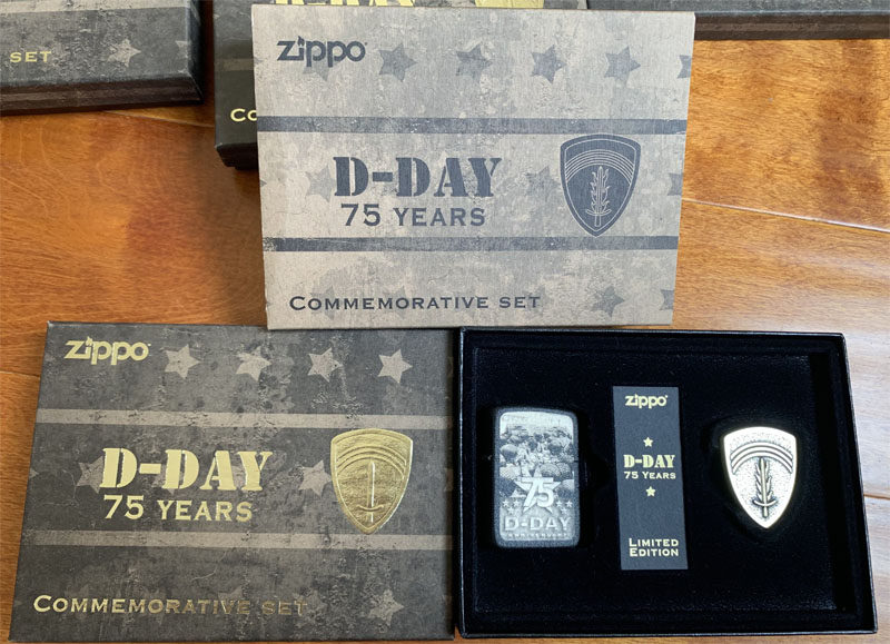 美国zippo打火机2019年度诺曼底登陆战役75周年限量收藏版zippo