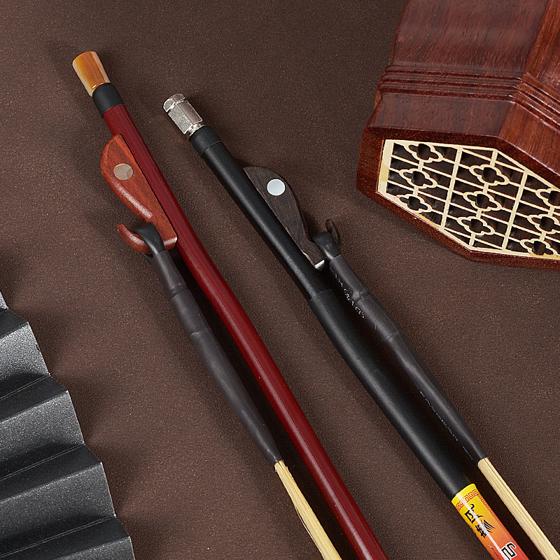 二胡弓子厂家直销马尾毛黑紫檀专业琴弓演奏二胡