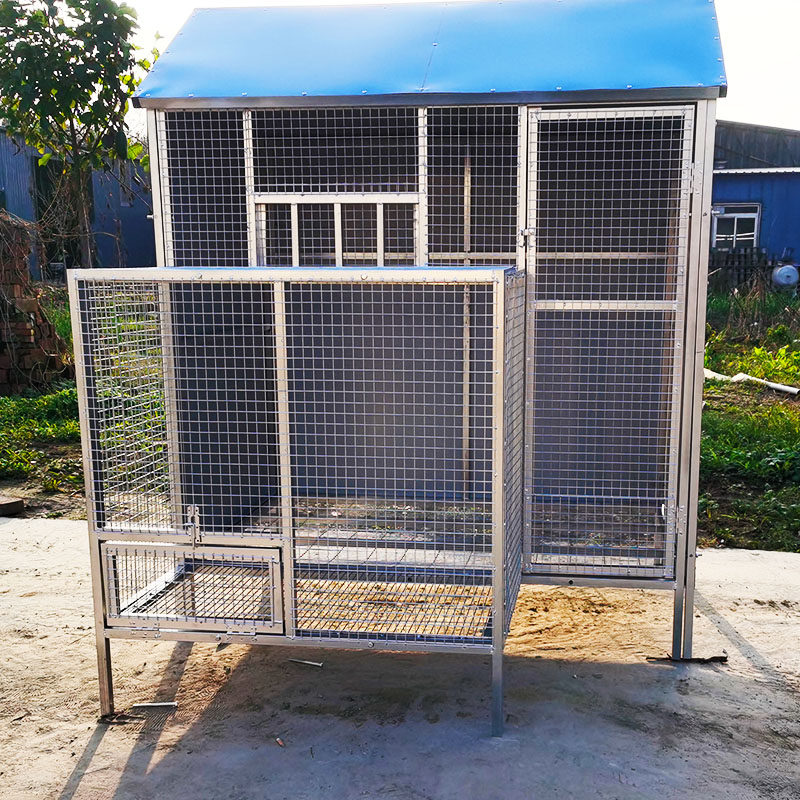 鸽子镀锌鸽笼鸽舍尖顶拼装家用大号养殖笼子笼子