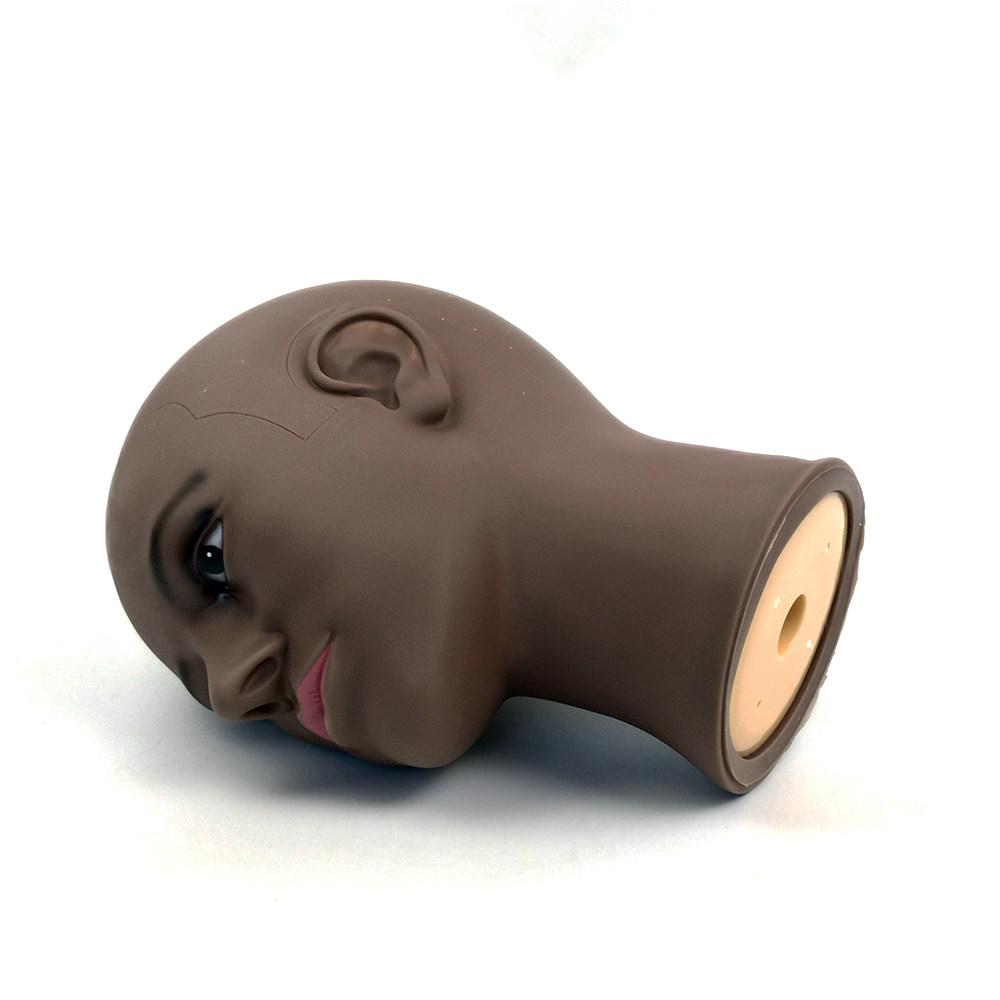 男头假发支架帽子眼镜展示mannequinhead非洲棕黑其它假发