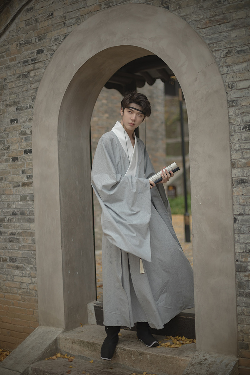 衣锦江南易水寒原创汉服明制多色道袍情侣男款民族服装