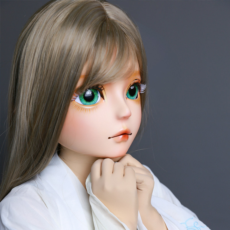 hidolls头壳皮可设计kigurumi娃娃bjdcosplayhd01初级美妆cosplay配件