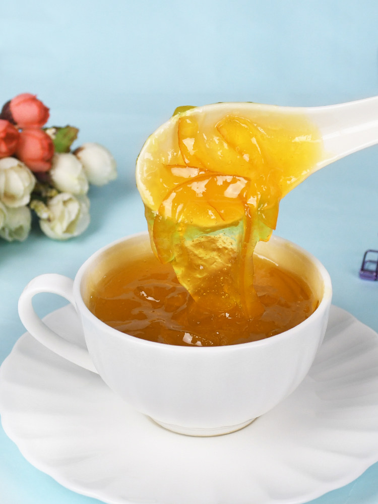 蜂蜜柚子果酱 韩式工艺风味蜜炼水果茶酱珍珠奶茶店专用原料包邮