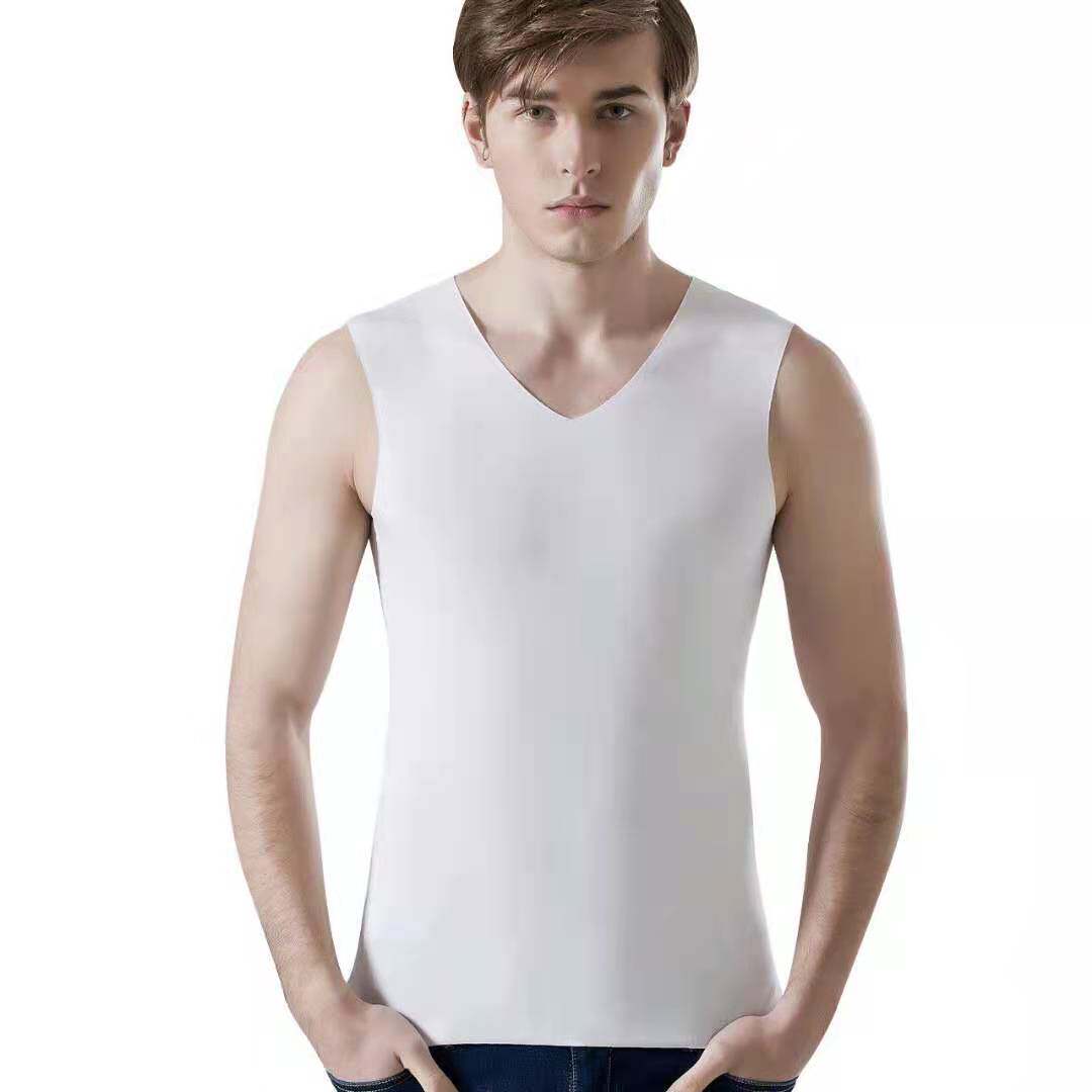 蝶安芬夏季新款莫代尔男士背心轻薄透气清爽无痕吊带