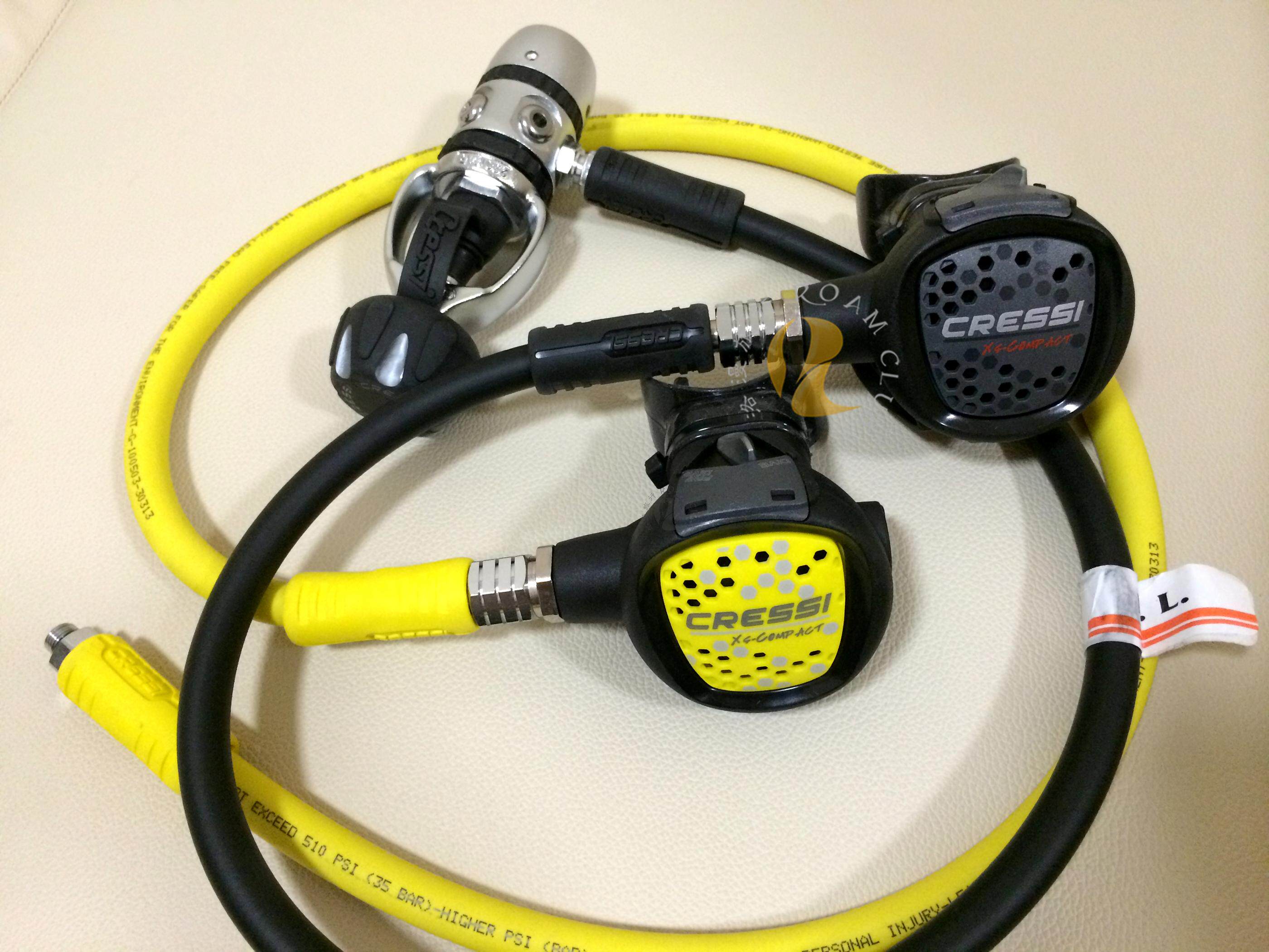 特价cressiac2compactoctopus潜水水呼吸调节器套装一二级呼吸调节器