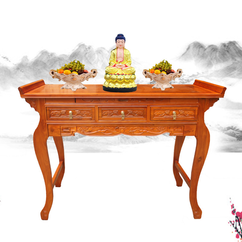 中式实木供桌供台现代简约佛台条案佛案家用神桌供桌