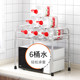 Stainless steel kitchen rack double-layer desktop microwave furnace frame telescopic countertur rice pot oven storage 2nd floor Stainless steel kitchen rack double-layer desktop microwave furnace frame telescopic countertur rice pot oven storage 2nd floor