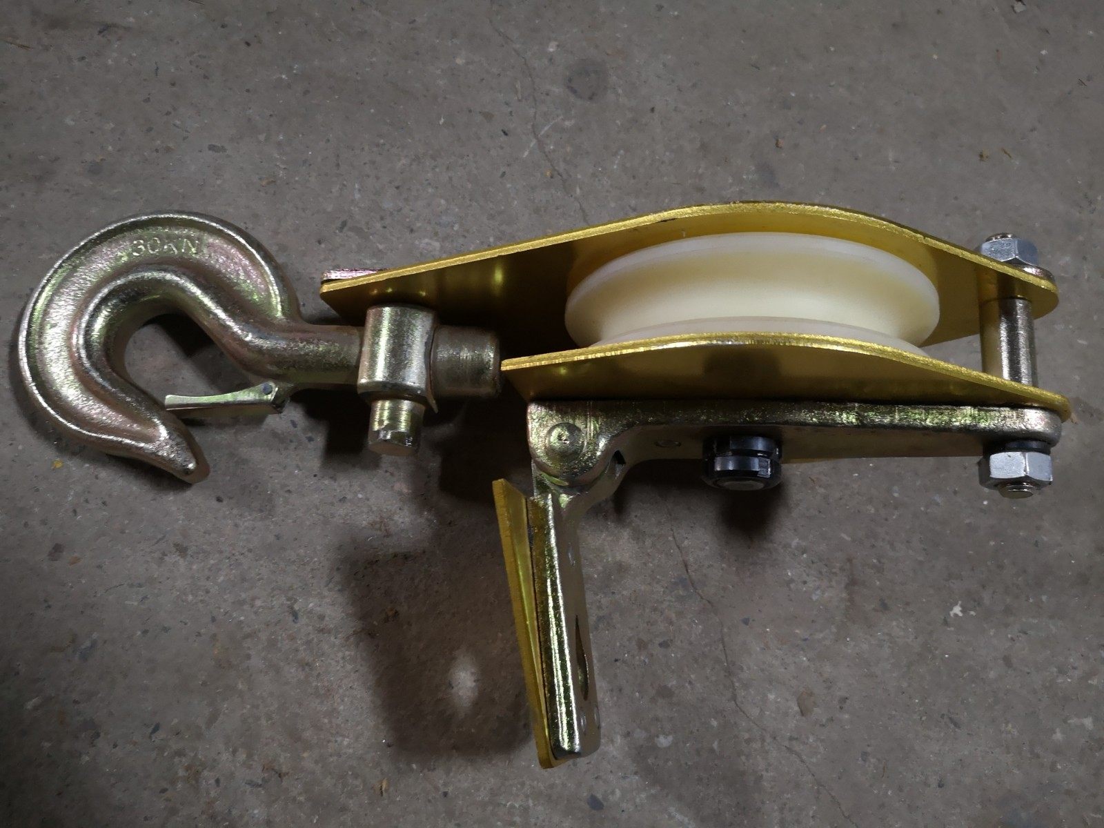 滑轮铝合金起重尼龙电缆吊滑车钩滑车电力专用起重滑车