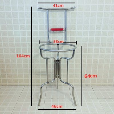盆架洗脸盆架子不锈钢面盆落地家用三角洗手洗手盆面盆架