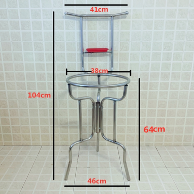 用钢筋制作的洗脸盆架图片