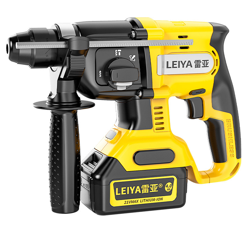美国雷亚无刷充电式电锤电镐轻型多功能锂电冲击电锤