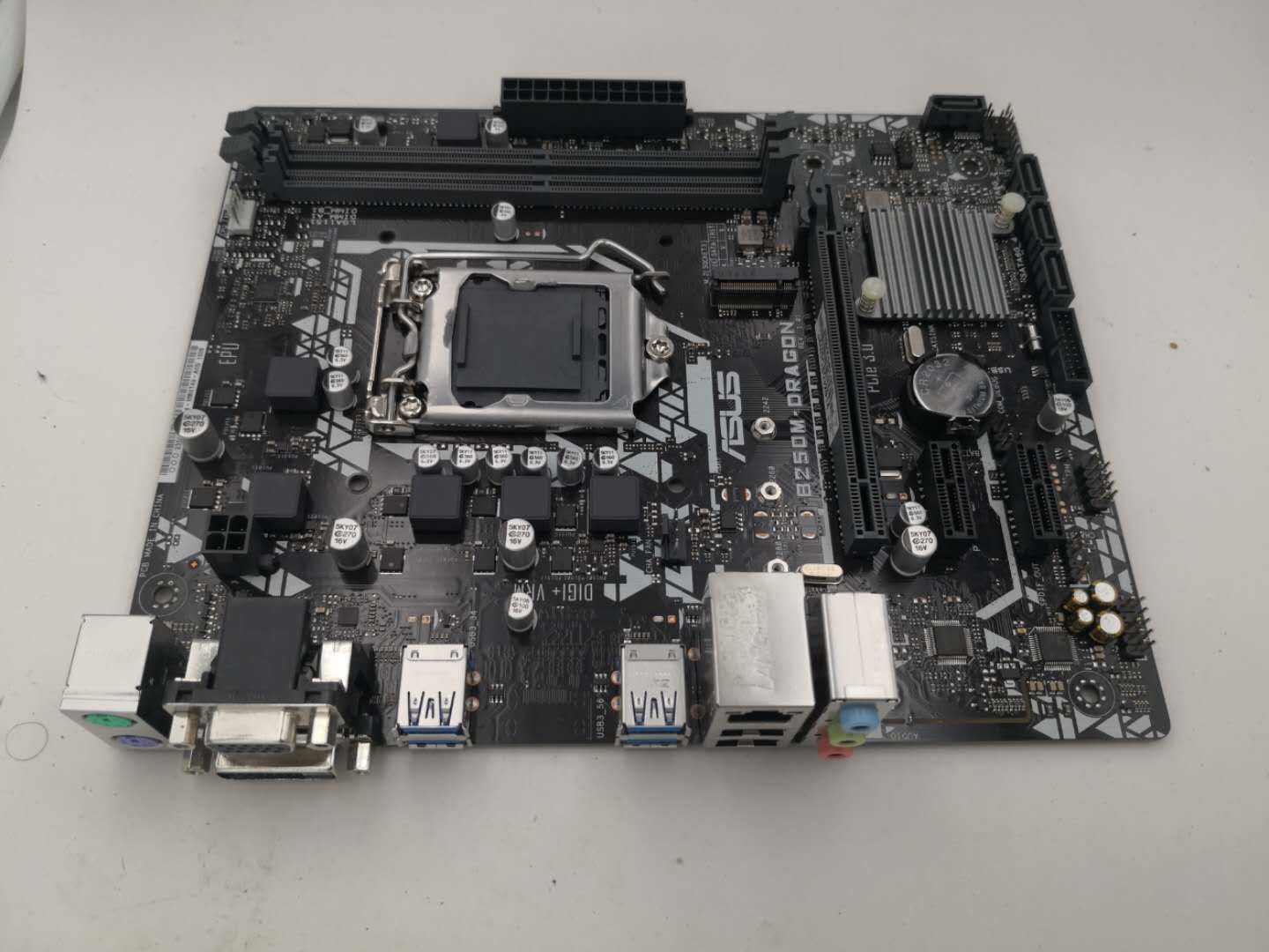 华硕b250mdragonvgadvi1151ddr4b250b250mb250mv3v5主板