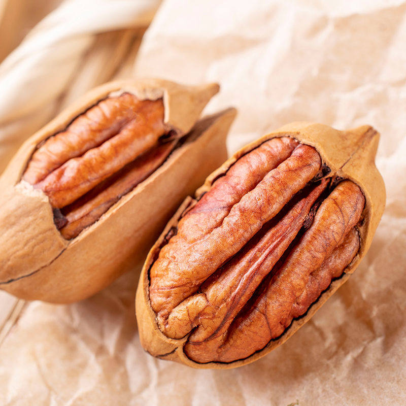 新货碧根果价500g罐装250g奶油味特价