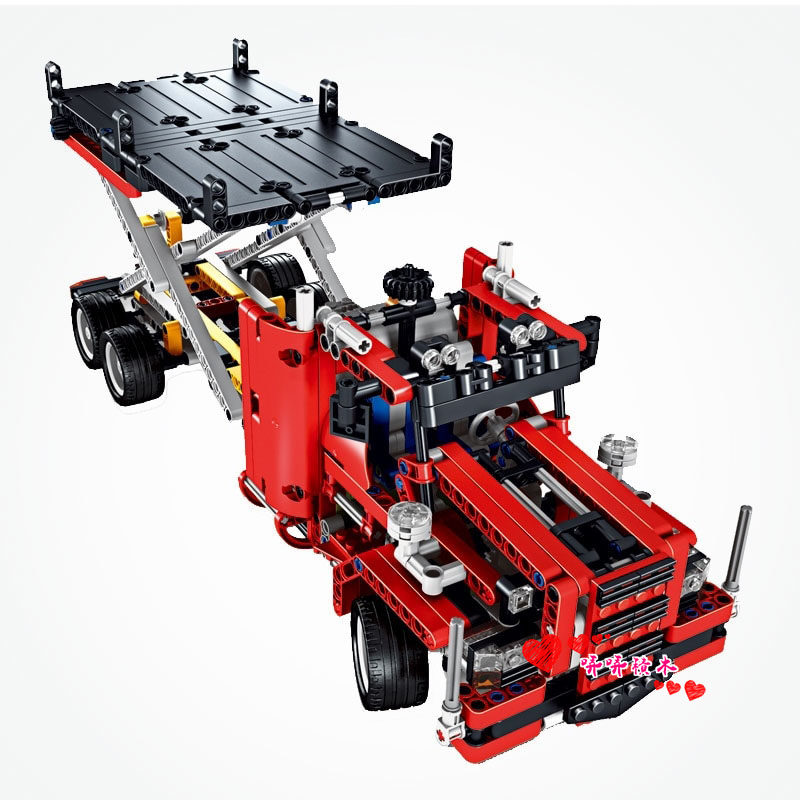 lego乐高8109科技机械系列电动平板拖车卡车建构