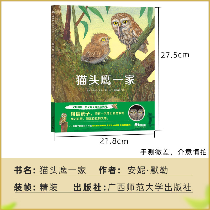 猫头鹰低年级师范大学广西读物睡前共读亲子幼儿书籍绘本