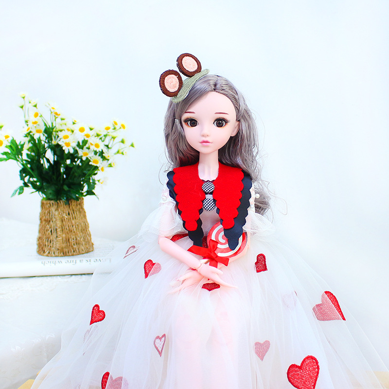 公主荟妍芭比娃娃厘米女孩礼物洋娃娃儿童玩具培训机构礼品娃娃