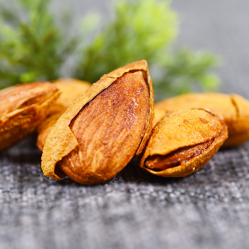 手剥巴旦木甜杏仁蜂蜜黄油扁桃仁散装500g包邮干果坚果零食炒货