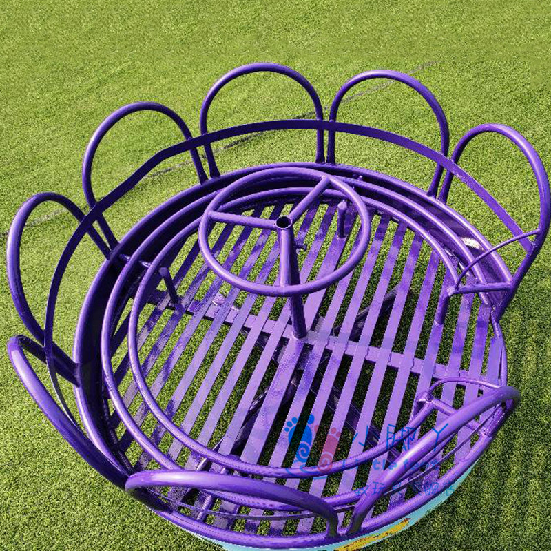 特价幼儿园户外儿童塑料转椅卡通旋转绿色大型大型组合式游乐设备