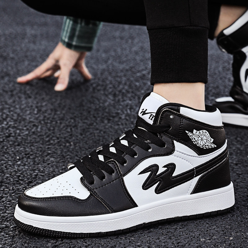 篮球双星名人球鞋2021秋冬高帮小白潮鞋韩版潮流篮球鞋