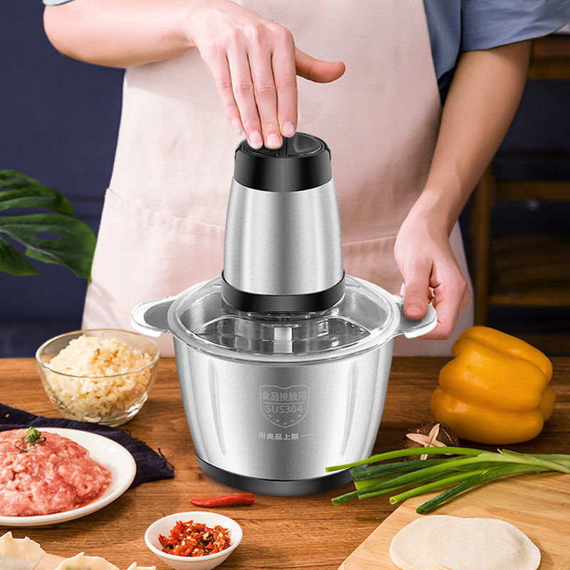 绞肉机家用电动小型搅拌机料理机多功能肉馅机家庭用绞绞肉