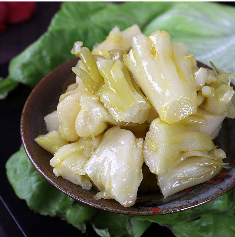 酒店特色冷盘开胃菜花梗500g即食美味腌制花菜腌制