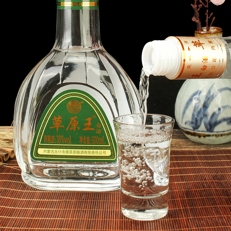 草原内蒙古特产白酒太仆寺38度清香香型粮食绿草白酒