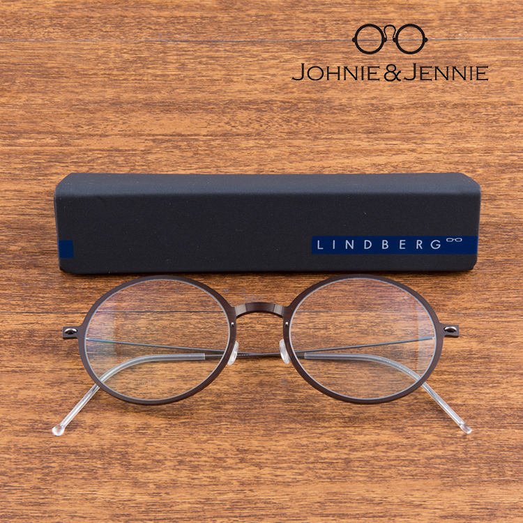 林德伯格lindberg6523商务文艺圆框超轻钛架男女眼镜架