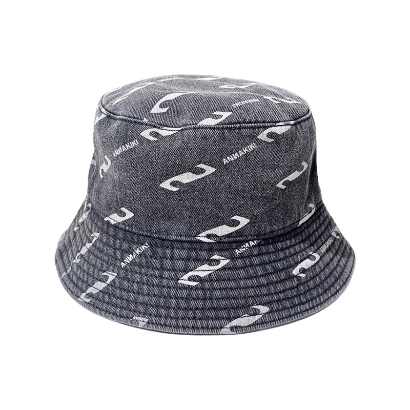 annakikia帽子独立设计师小众设计字满幅logo渔夫帽子