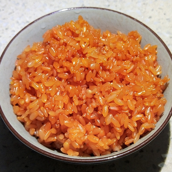 五彩染料饭团植物橙色苏木天然糯米米饭寿司其他药食同源食品